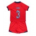 England Luke Shaw #3 Bortedraktsett Barn VM 2022 Korte ermer (+ Korte bukser)